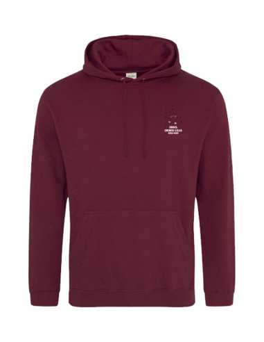 Sweat à capuche bordeaux ENSCL