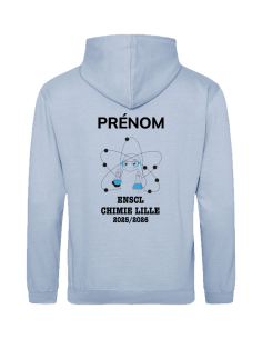 Sweat à capuche bleu ENSCL... 2