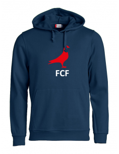 Sweat à capuche marine FCF