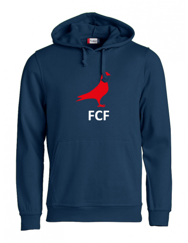 Sweat à capuche marine FCF