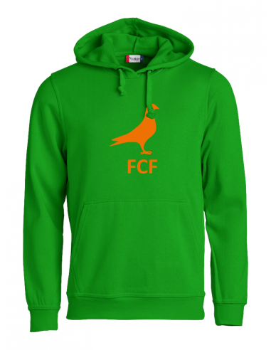 Sweat à capuche vert FCF