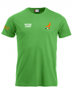 Tee-shirt vert association FCF