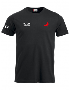 Tee-shirt noir association FCF