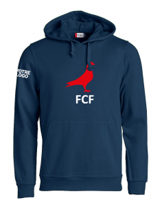 Sweat à capuche marine...