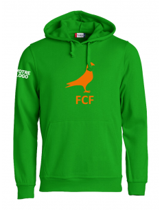 Sweat à capuche vert...