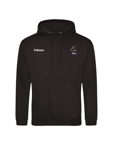 Sweat à capuche B2G AMIENS (avec prénom)
