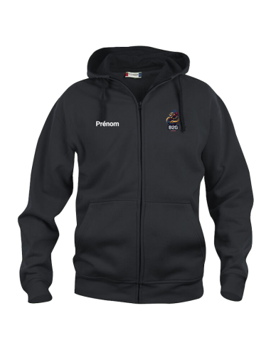 Veste zippée B2G AMIENS (avec prénom)