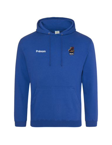 Sweat à capuche B2G AMIENS (avec prénom)