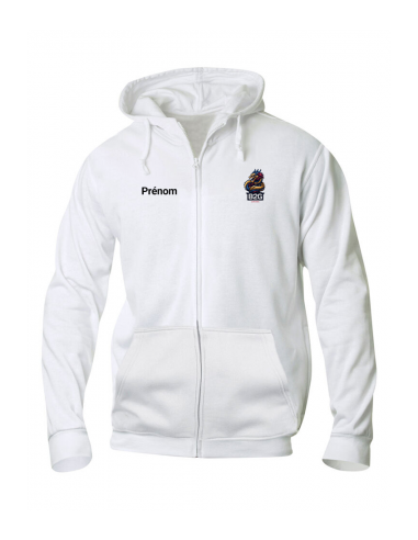 Veste zippée B2G AMIENS (avec prénom)
