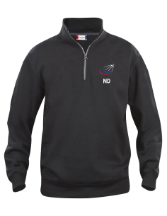 Pull demi-zippé ASDB BADMINTON