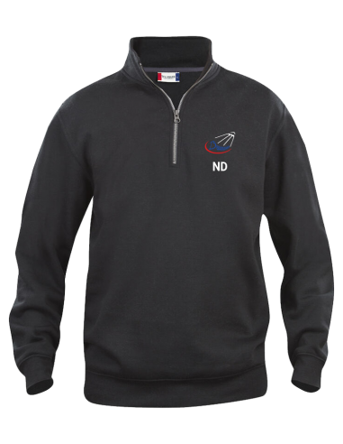 Pull demi-zippé ASDB BADMINTON