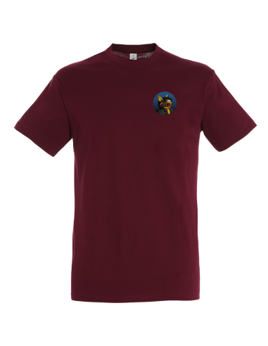 Tee-shirt bordeaux SALON DE LA MOTO