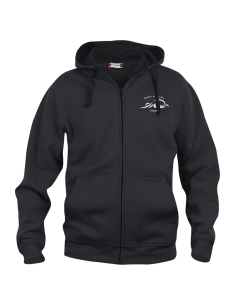 Veste à capuche zippée...